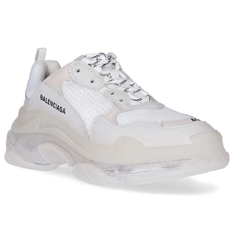 balenciaga all white shoes|balenciaga white sneakers.